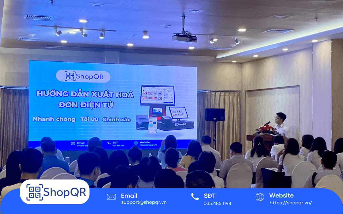 ShopQR đồng hành cùng Thuế Hà Nội tại Hội thảo Chính sách Thuế 2025 – Thúc đẩy kinh tế tư nhân triển khai hóa đơn điện tử từ máy tính tiền